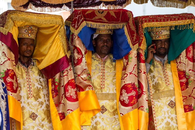 Timket Ethiopian orthodox celebration epiphany priests-carry tabot model arc covenant colorful procession